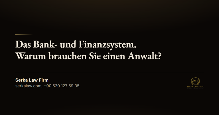 Das Bank- und Finanzsystem. Warum brauchen Sie einen Anwalt?