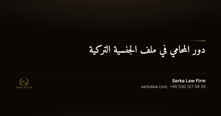 دور المحامي في ملف الجنسية التركية
