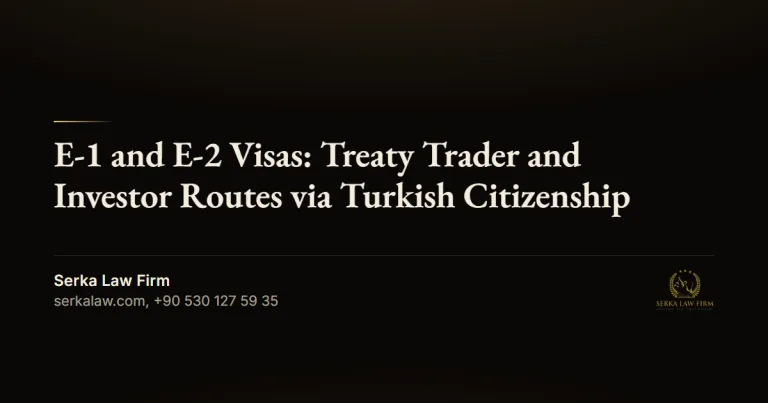 e 1 and e 2 visas for citizenship og 98558001 labor law