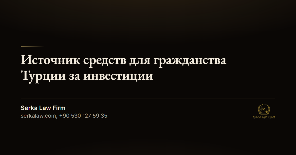 Гражданство Турции за инвестиции: подтверждение источника средств в турецком банке