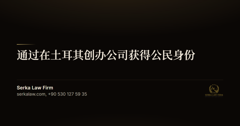 通过在土耳其创办公司获得公民身份